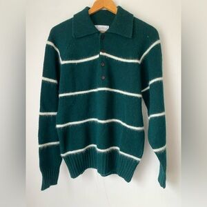 Bernhard Altman Sweater Men’s 40 100% Merino Wool Rugby Vintage